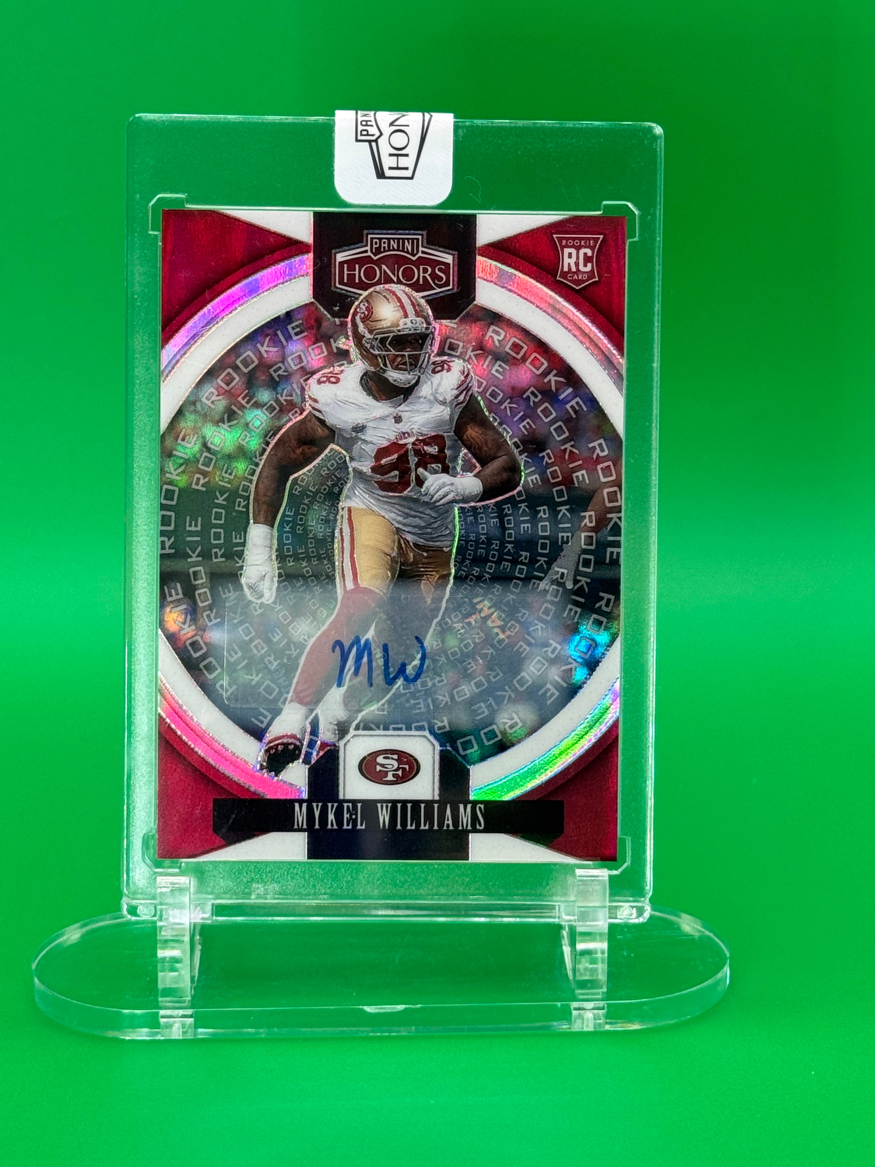 2025 Panini Honors Mykel Williams Auto #23/49