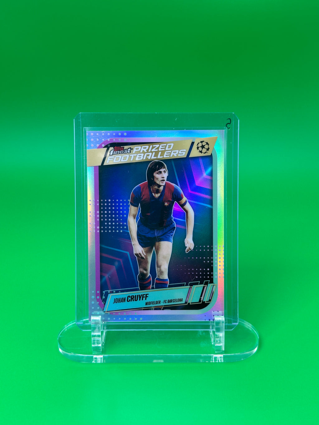 2025-26 Topps Finest UEFA Johan Cruyff Finest Footballers Refractor