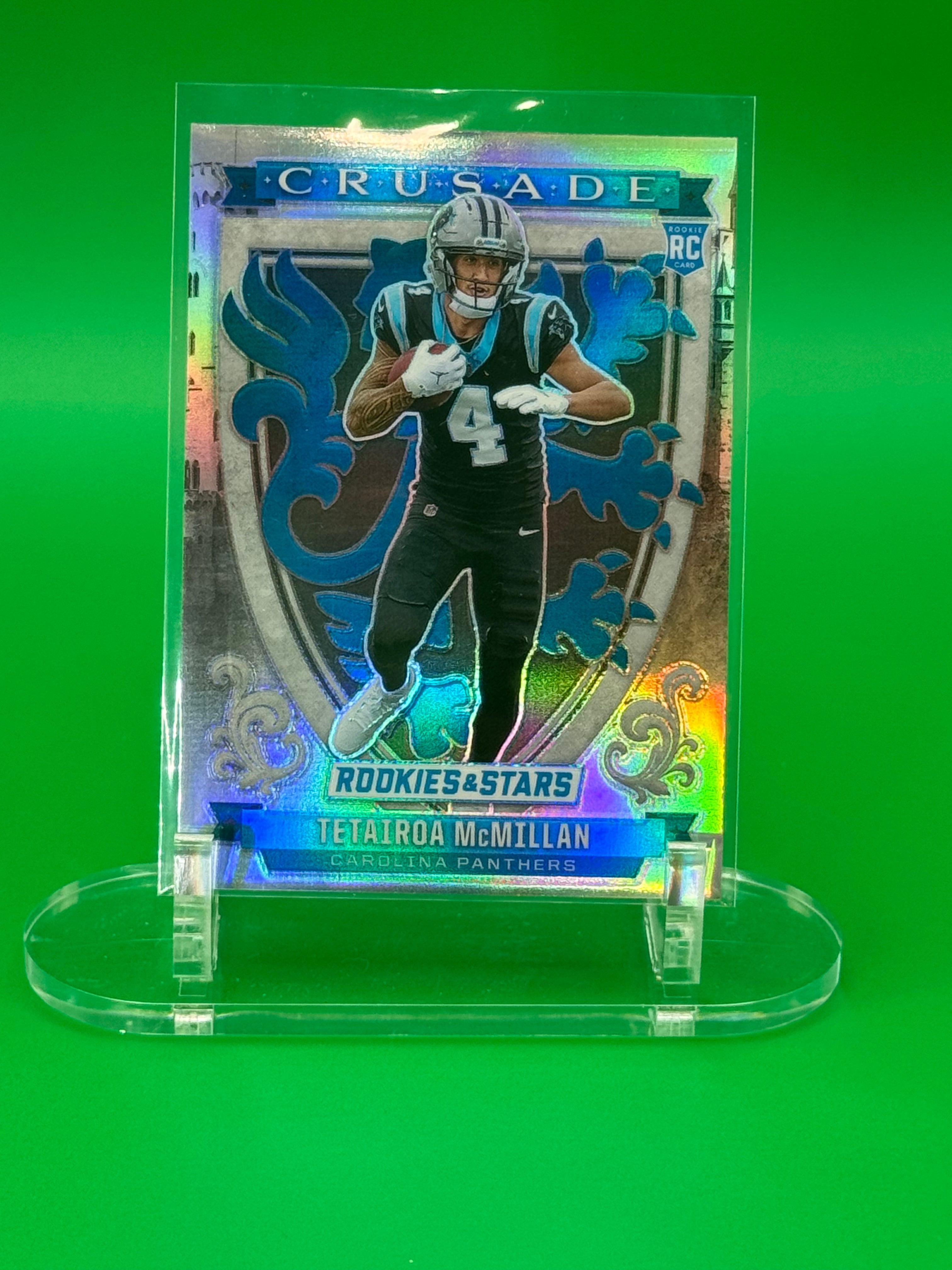 2025 Rookies & Stars TETAIROA McMILLAN Crusade Rookie RC Carolina Panthers