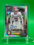 2025 Bowman Chrome University D’Angelo Ponds Auto Refractor #156/299 Indiana Hoosiers