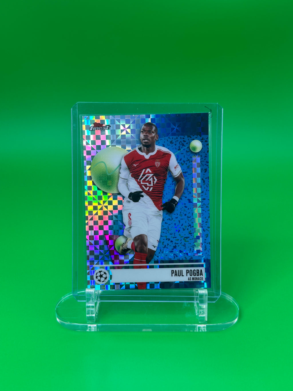 2025-26 Topps Finest UEFA Paul Pogba Common XFractor