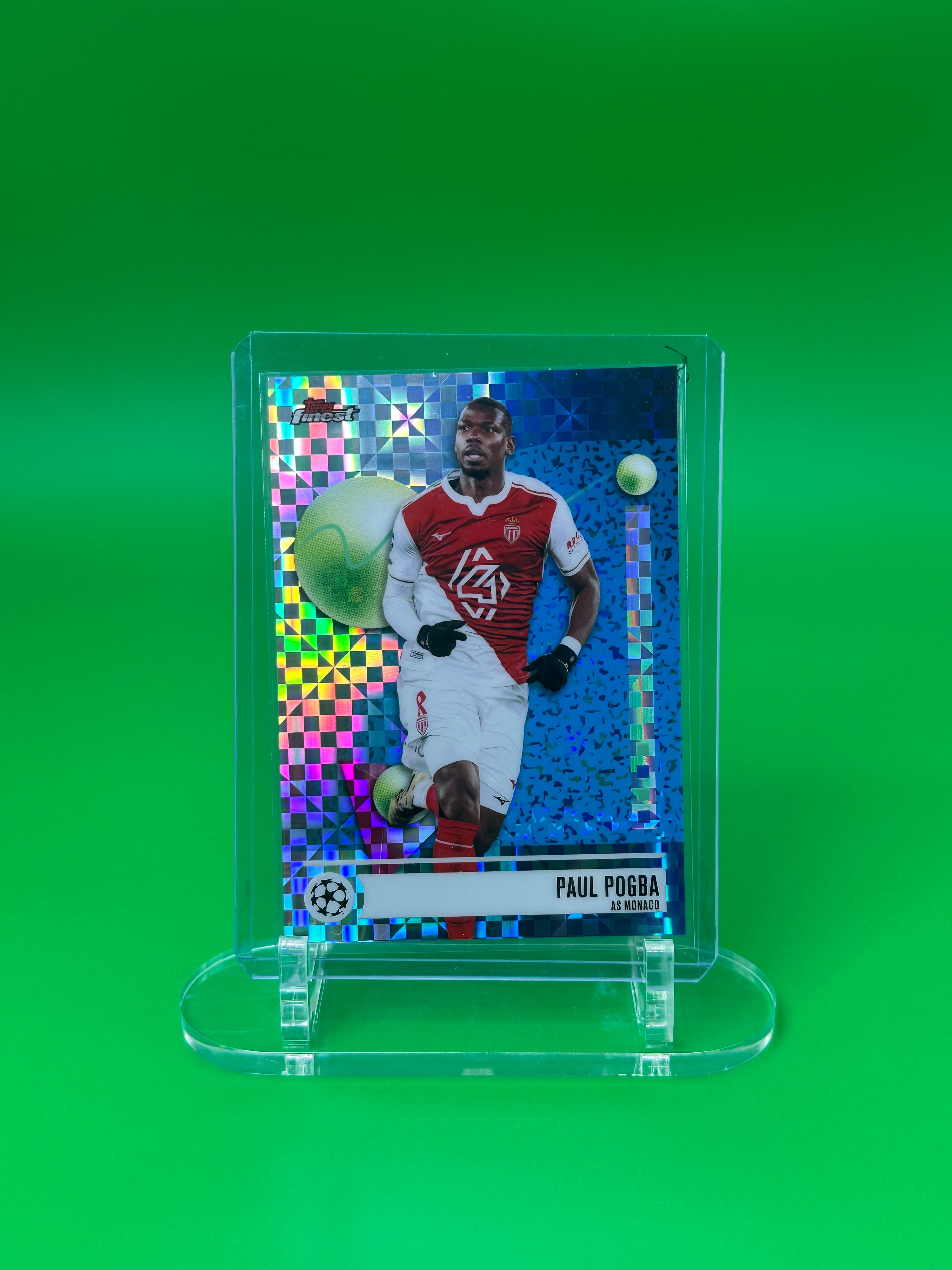 2025-26 Topps Finest UEFA Paul Pogba Common XFractor