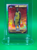 2025 LeBron James Topps Chrome Los Angeles Refractor Lakers NBA Card