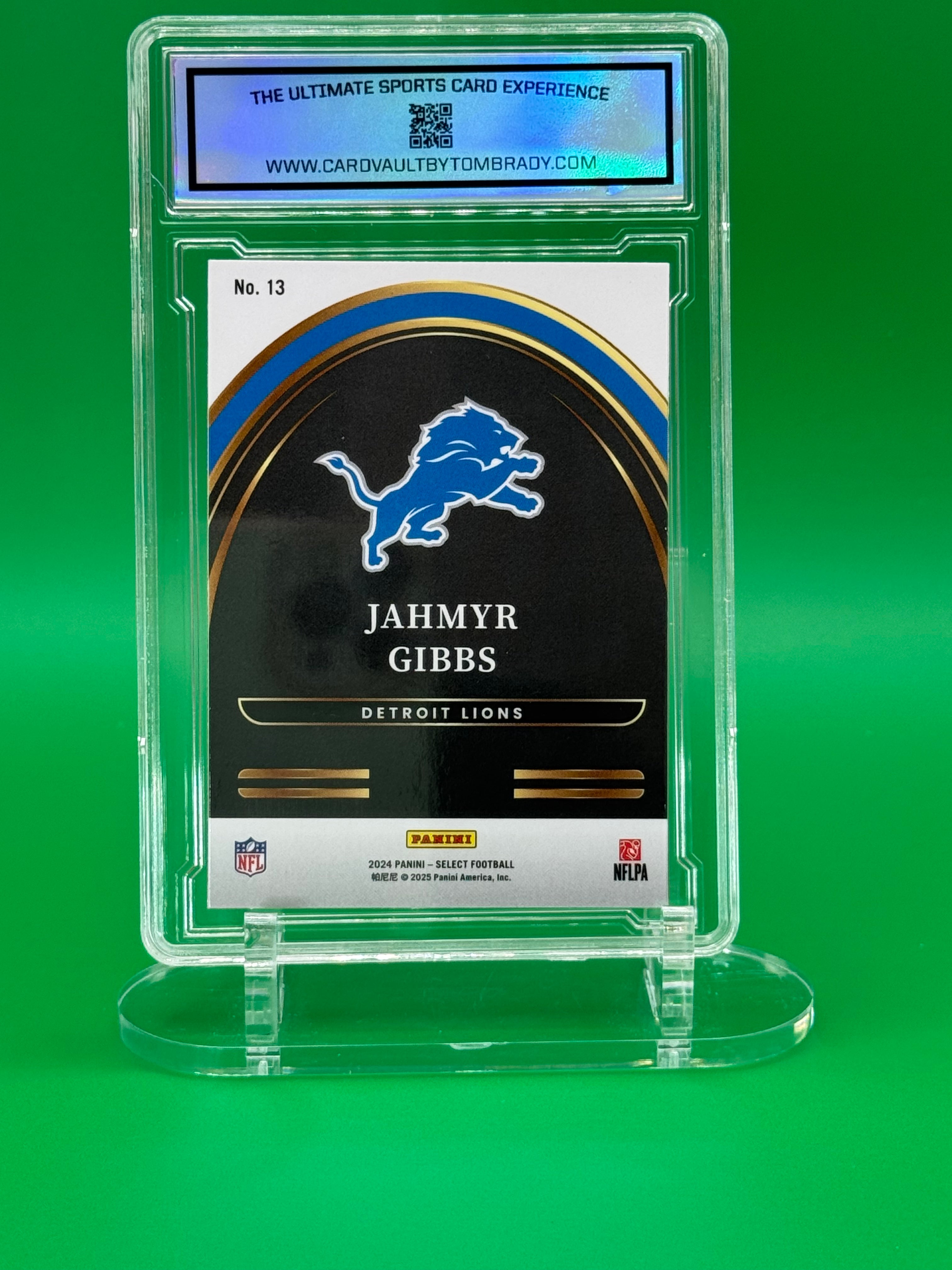 2024 Panini Select Jahmyr Gibbs Future Detroit Lions Insert