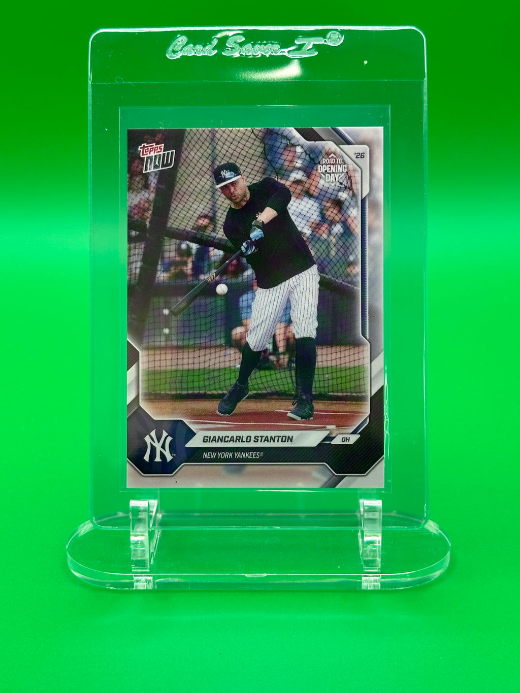 Giancarlo Stanton 2026 Topps Now Road To Opening Day Baseball Card