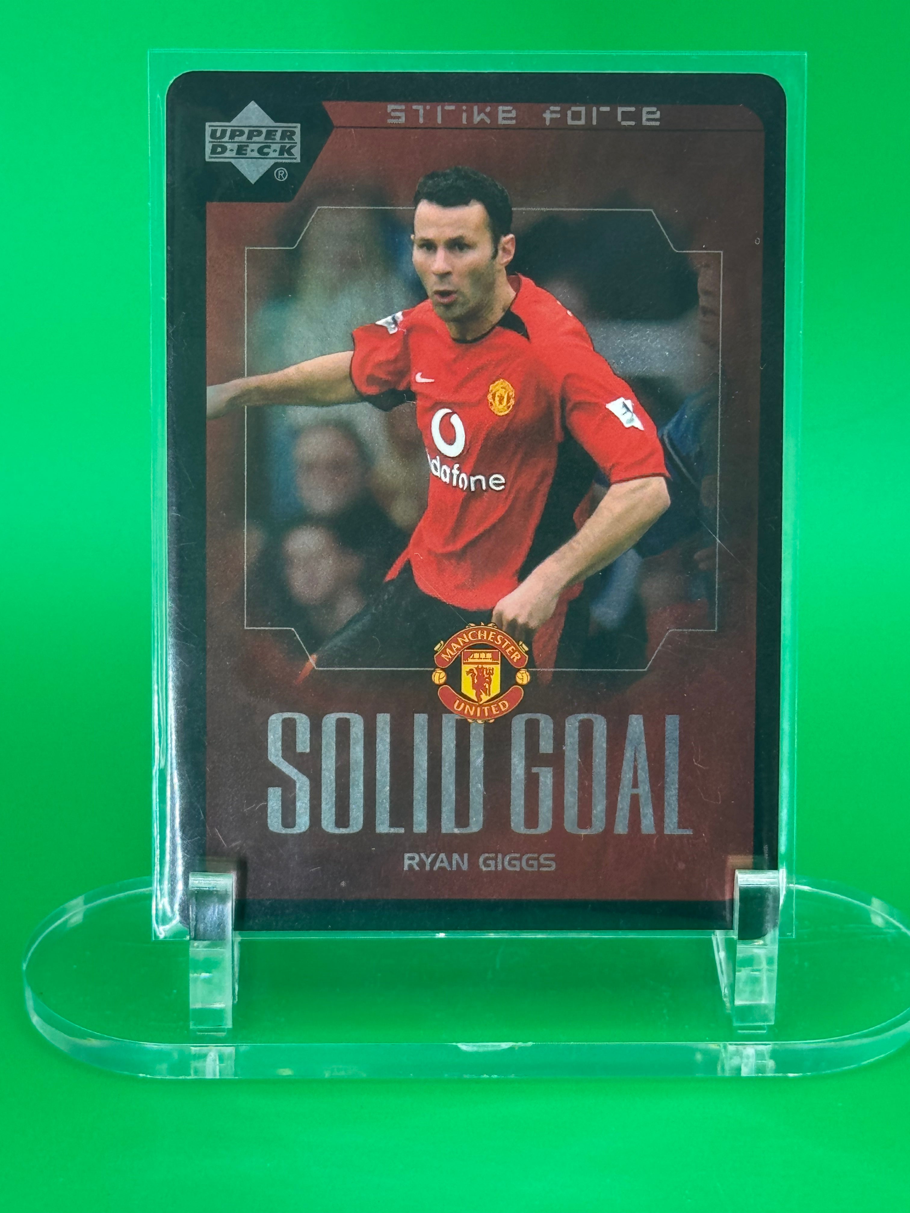 2003 Upper Deck Ryan Giggs Solid Goal Manchester United Insert