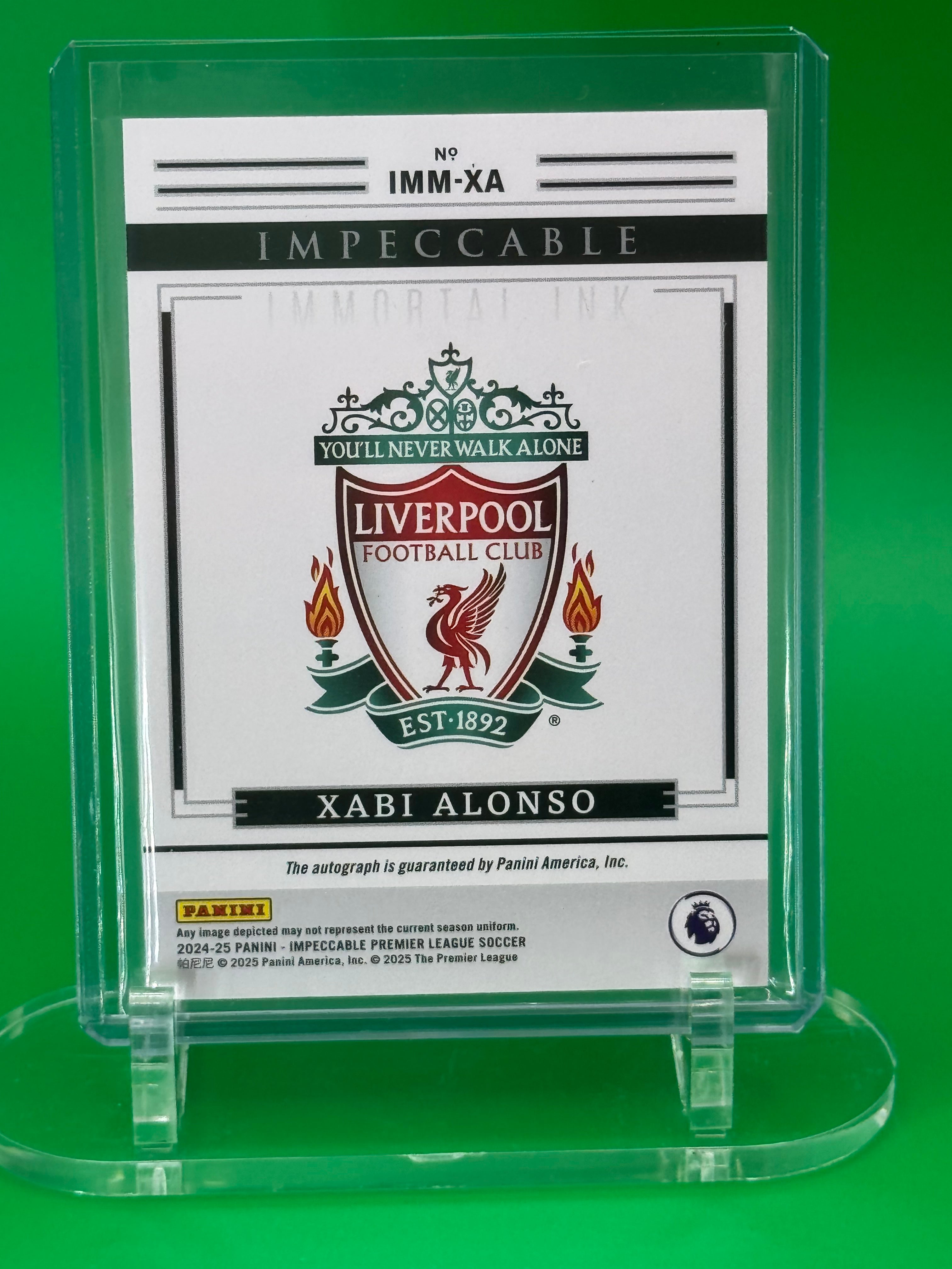 2024-25 Panini Impeccable Xabi Alonso Auto 57/99