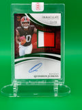 2025 Panini Immaculate Collection Quinshon Judkins Rookie Patch Auto #11/25