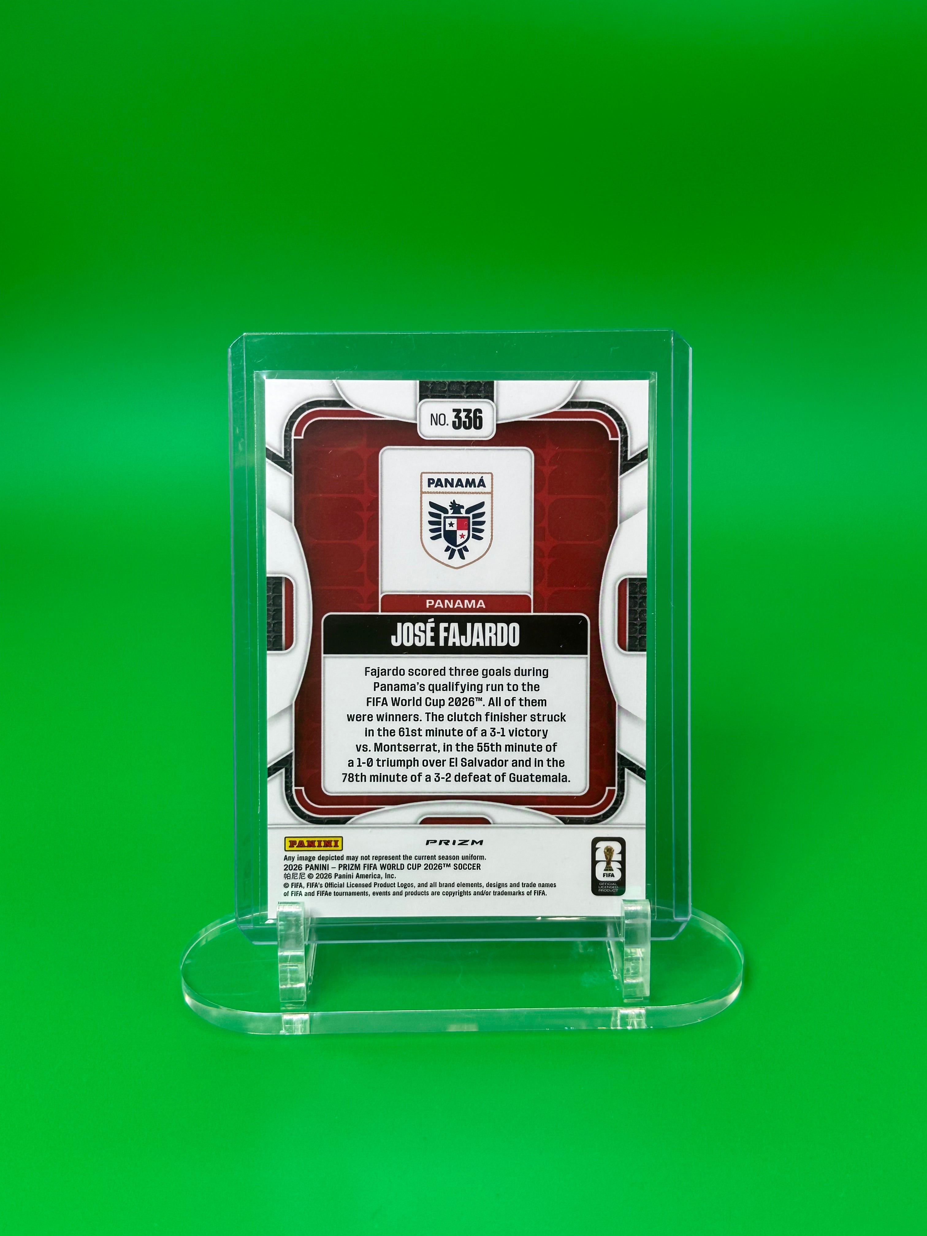 2026 Panini Prizm FIFA World Cup José Fajardo Wave Prizm