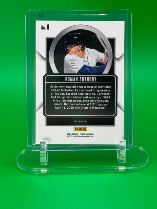 ) 2025 Panini Prizm Roman Anthony Talisman Insert – Boston Red Sox Prospect