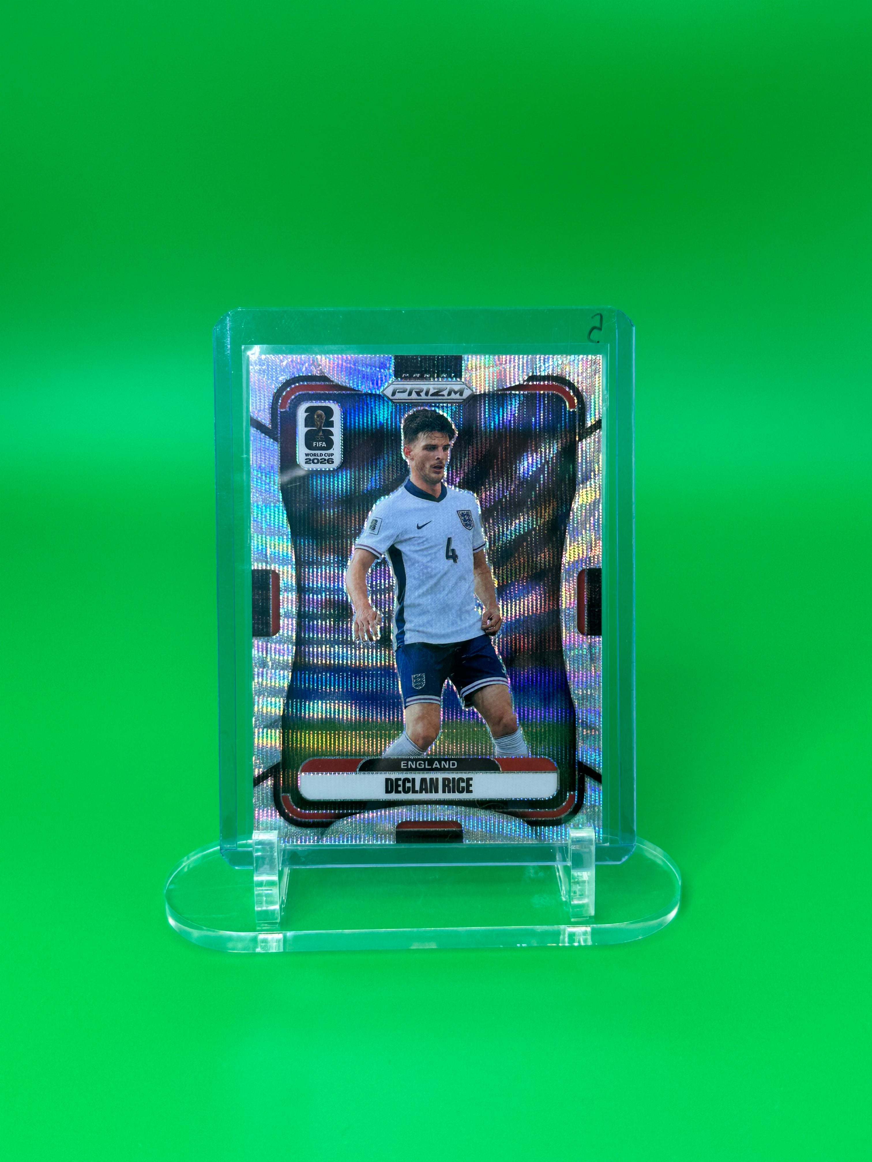 2026 Panini Prizm FIFA World Cup Declan Rice Wave Prizm