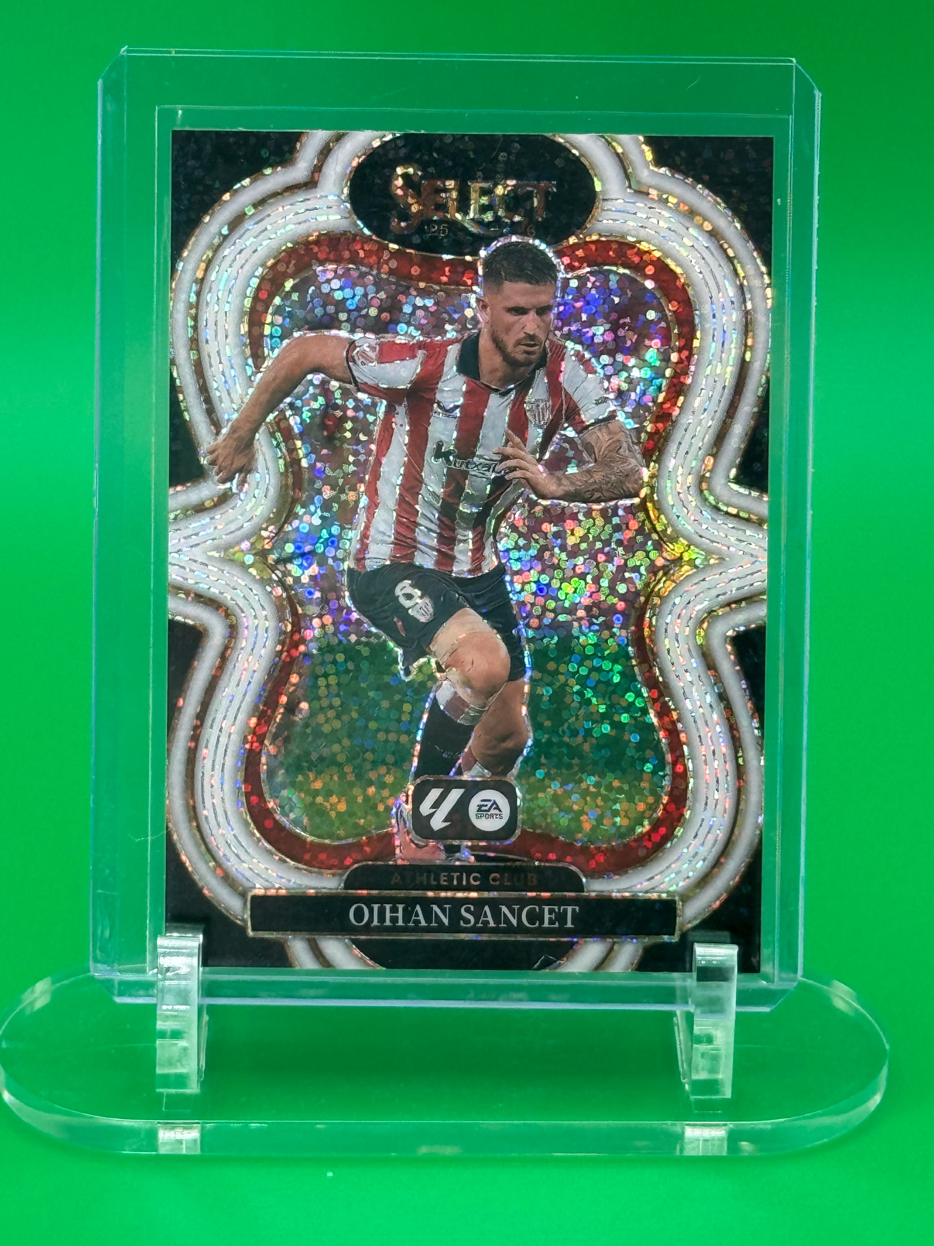 2025-26 Panini Select La Liga White Sparkle Limited Release OIHAN SANCET Mezzanine Athletic Club Bilbao EA Sports FC