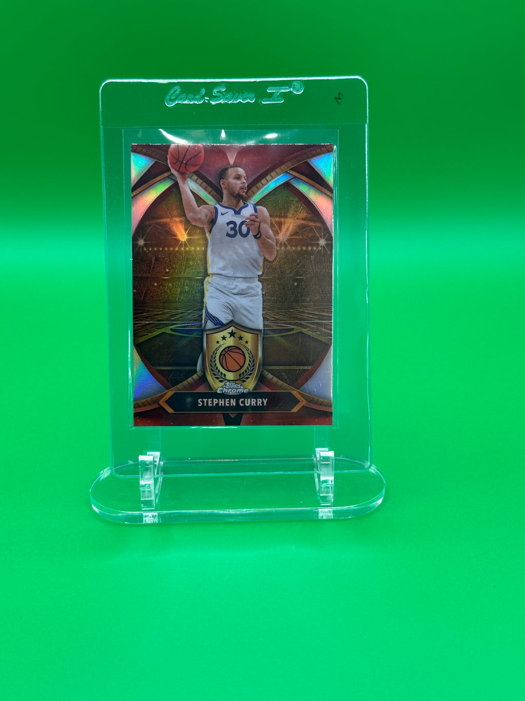 2025 Topps Chrome Stephen Curry Refractor Insert Golden State Warriors