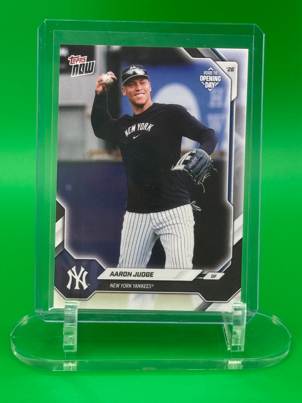 2026 Topps NOW Road to Opening Day Aaron Judge Base Card – New York Yankees