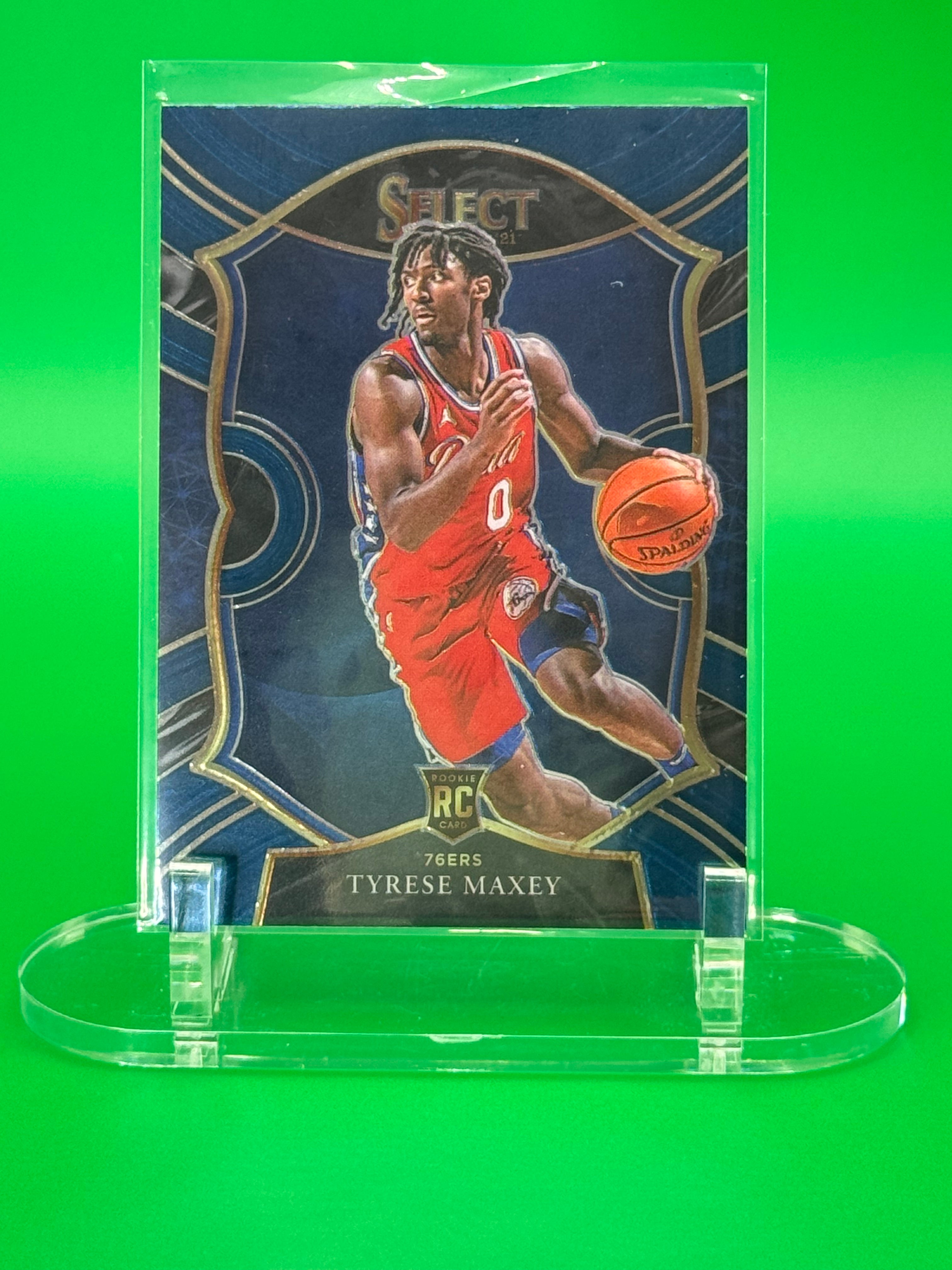 2021 Panini Select Tyrese Maxey Concourse Rookie RC Philadelphia 76ers