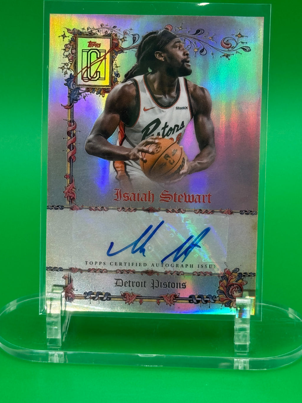 ISAIAH STEWART 2025 TOPPS SIGNATURE CLASS AUTOGRAPH DETROIT PISTONS