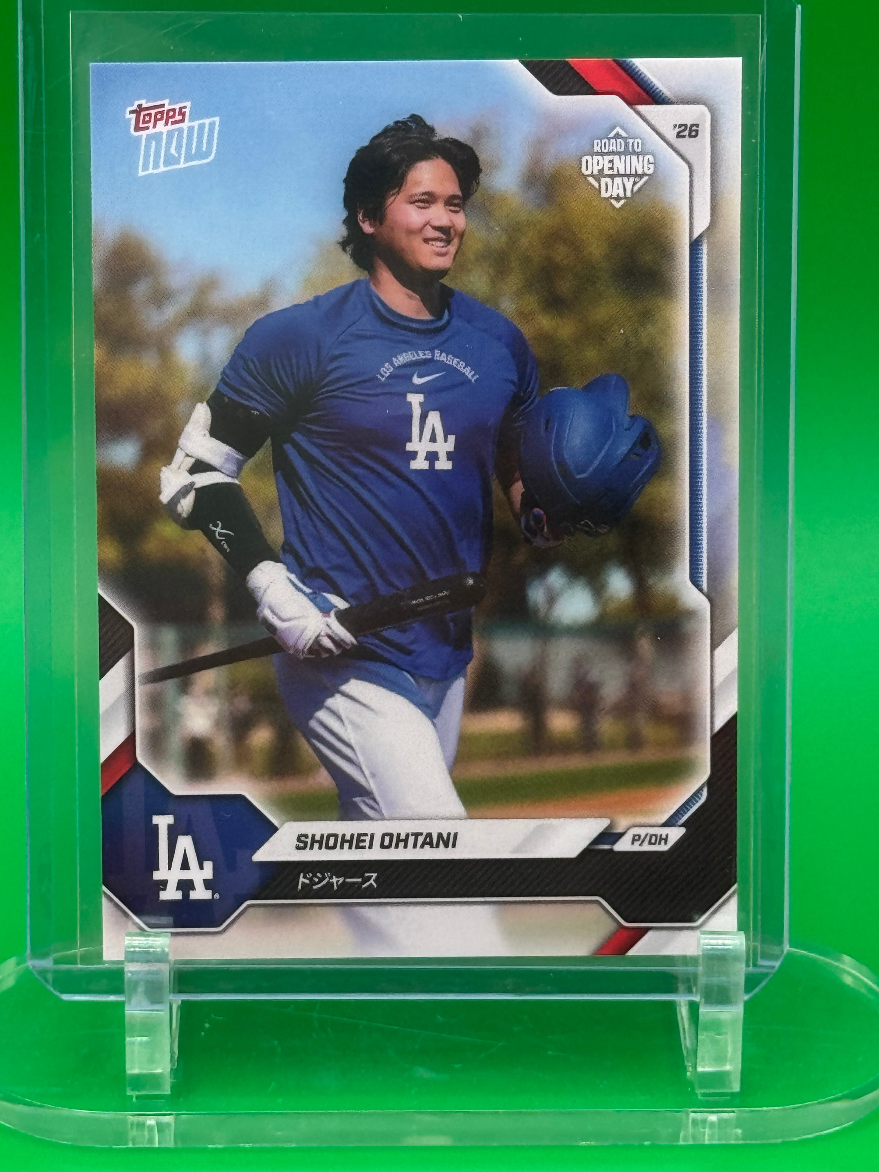 2026 Topps Now Shohei Ohtani-Road to Opening Day LA Dodgers