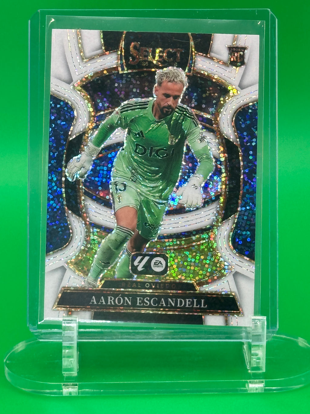 2025-26 Panini Select La Liga White Sparkle Limited Release AARÓN ESCANDELL RC Terrace Real Oviedo EA Sports FC