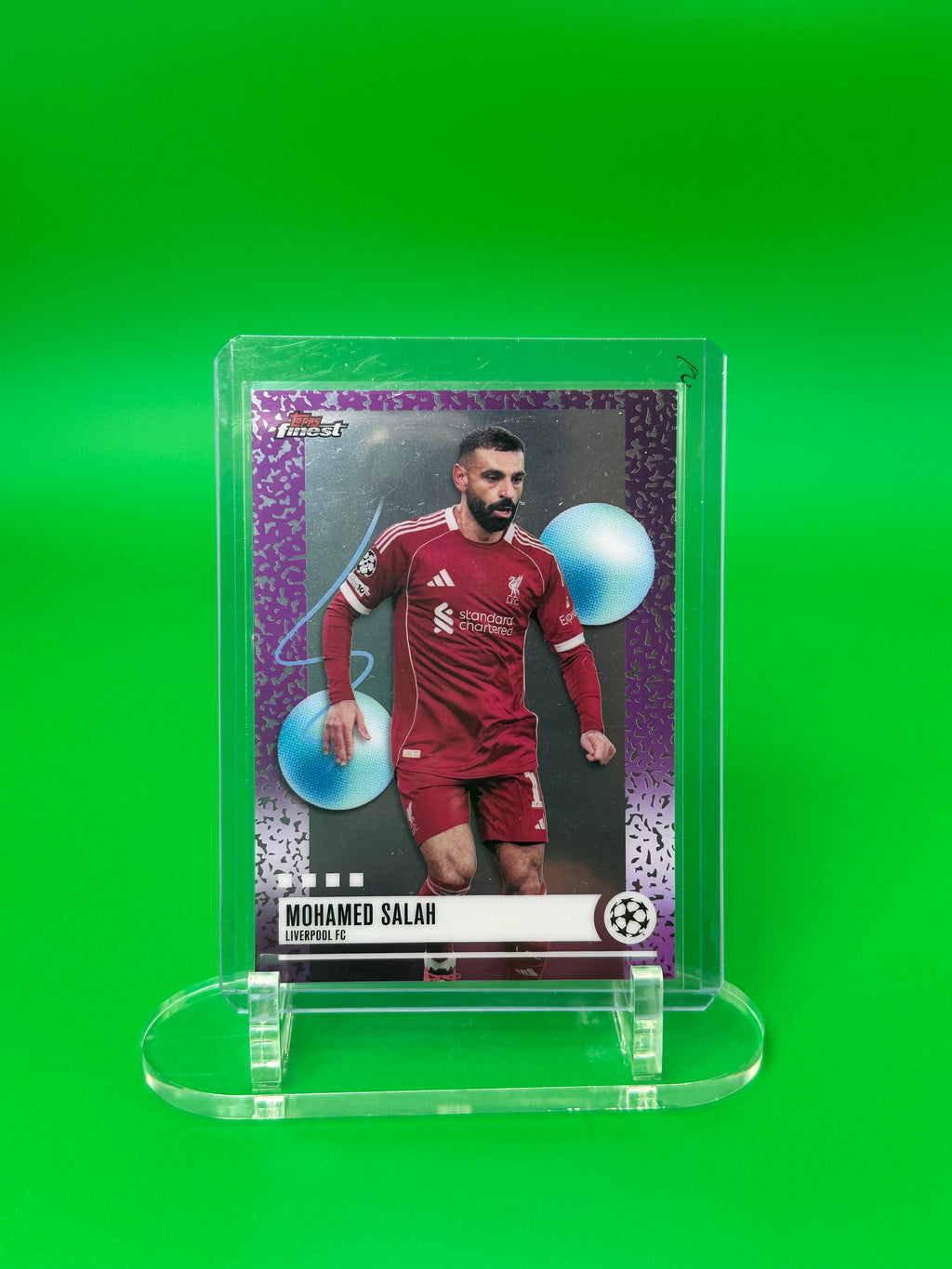 2025-26 Topps Finest UEFA Mohamed Salah Uncommon