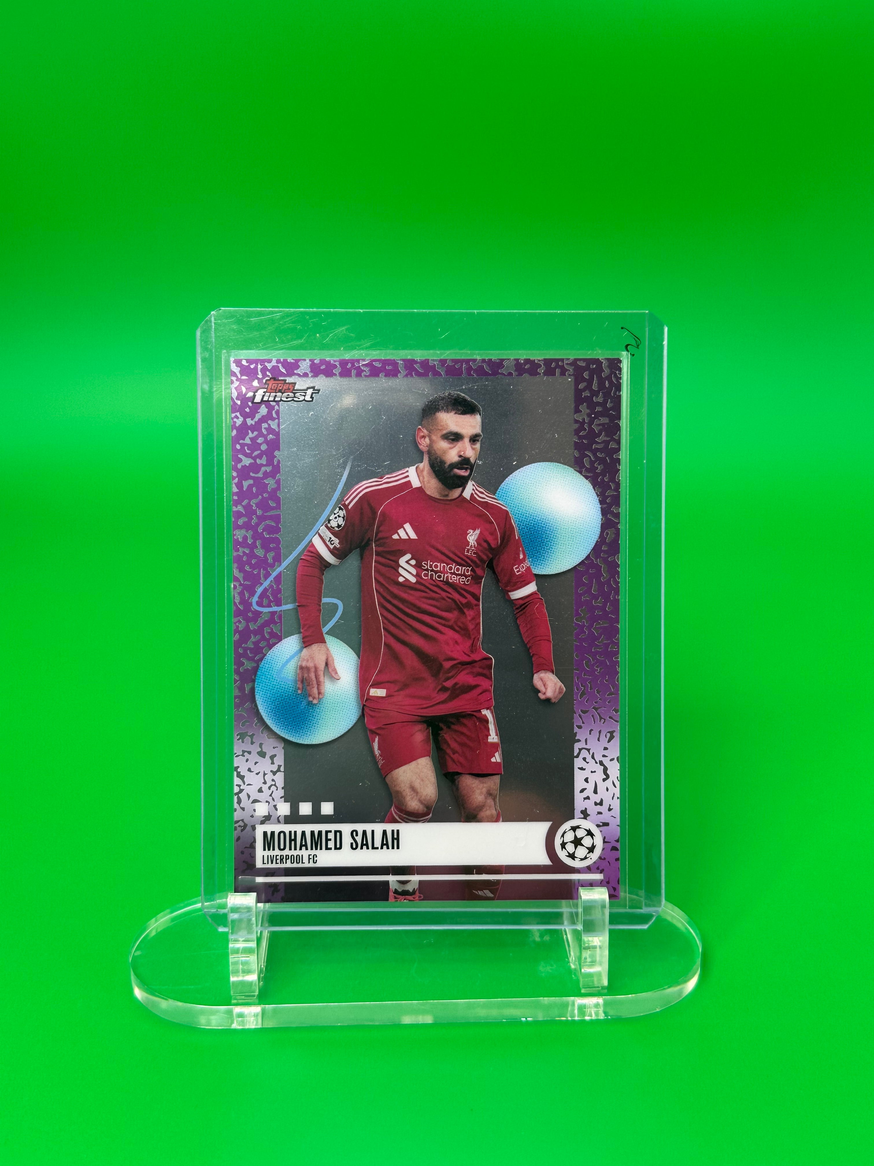 2025-26 Topps Finest UEFA Mohamed Salah Uncommon