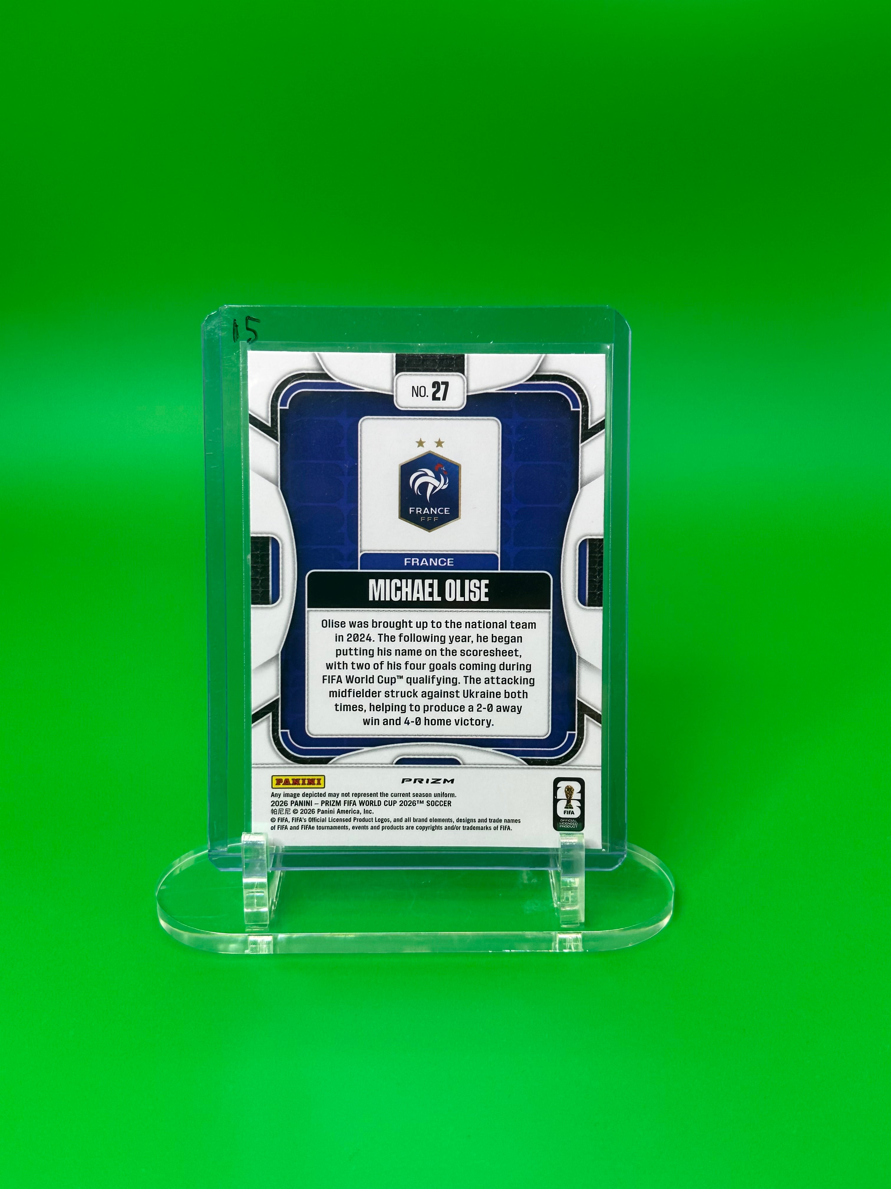 2026 Panini Prizm FIFA World Cup Michael Olise Silver Prizm