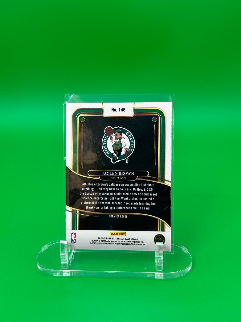 2021 Panini Select Jaylen Brown Premier Level Prizm Boston Celtics
