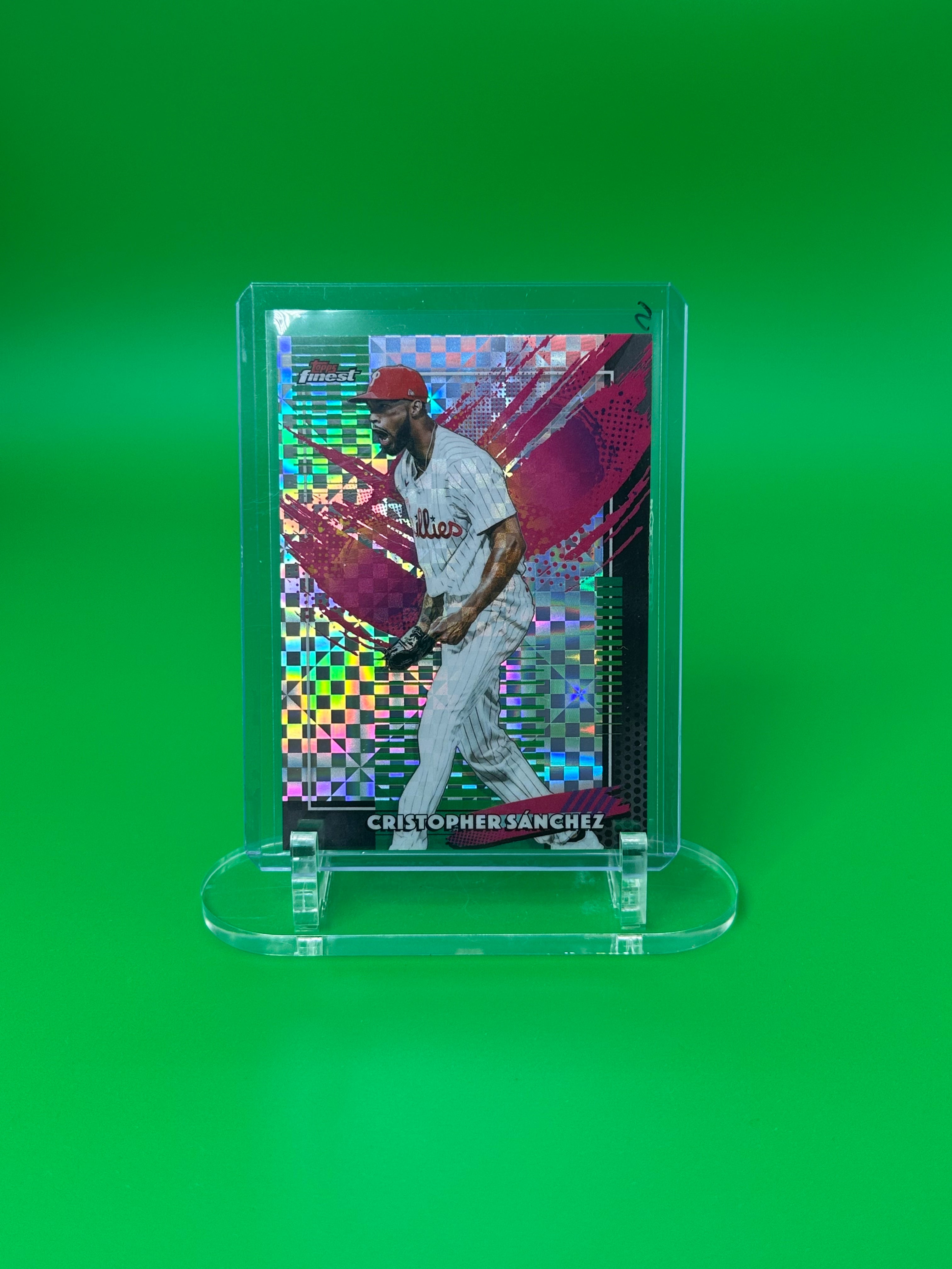 2026 Topps Finest Christopher Sanchez Rare X-Fractor