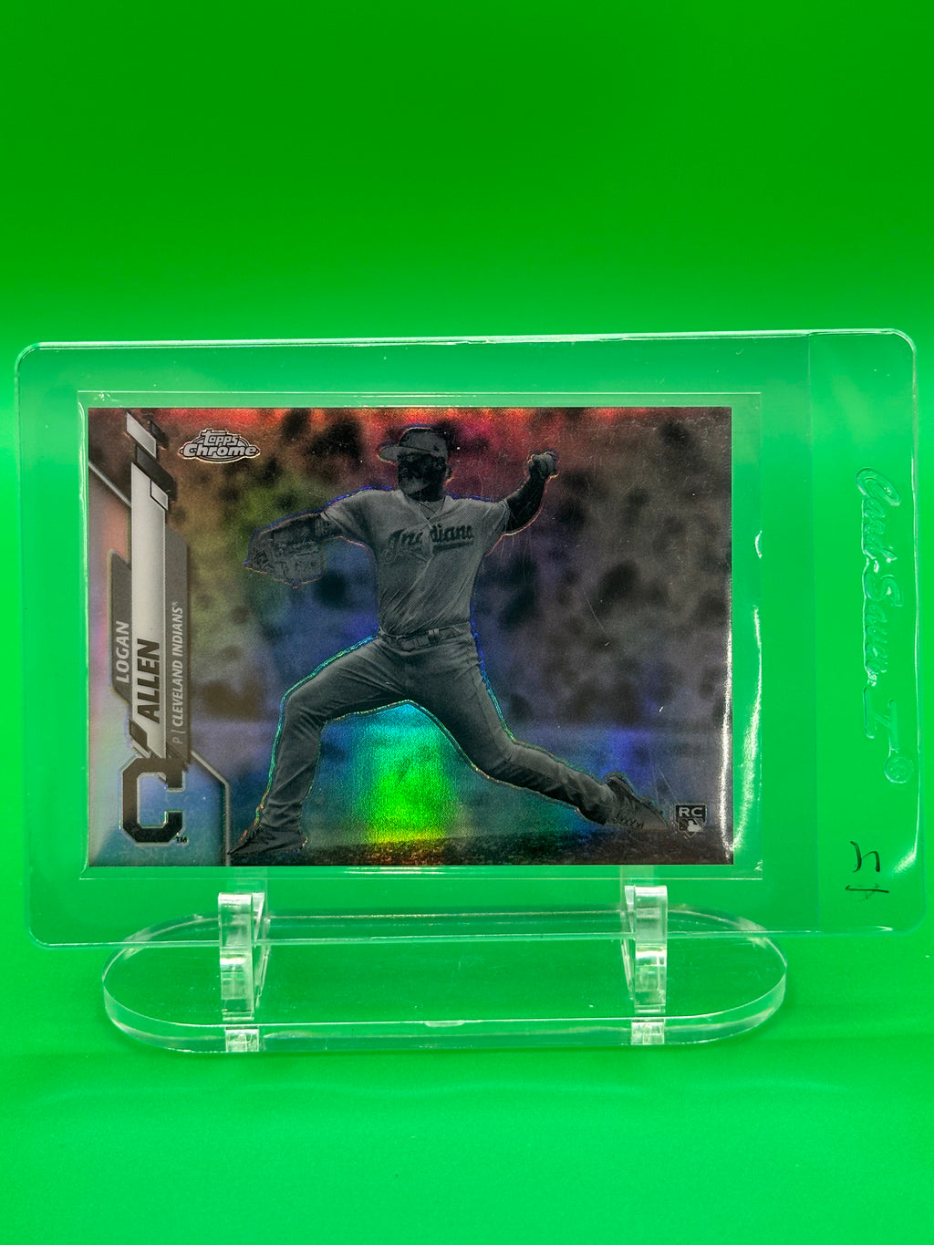 Logan Allen 2025 Topps Chrome Negative Refractor Rookie Baseball Card