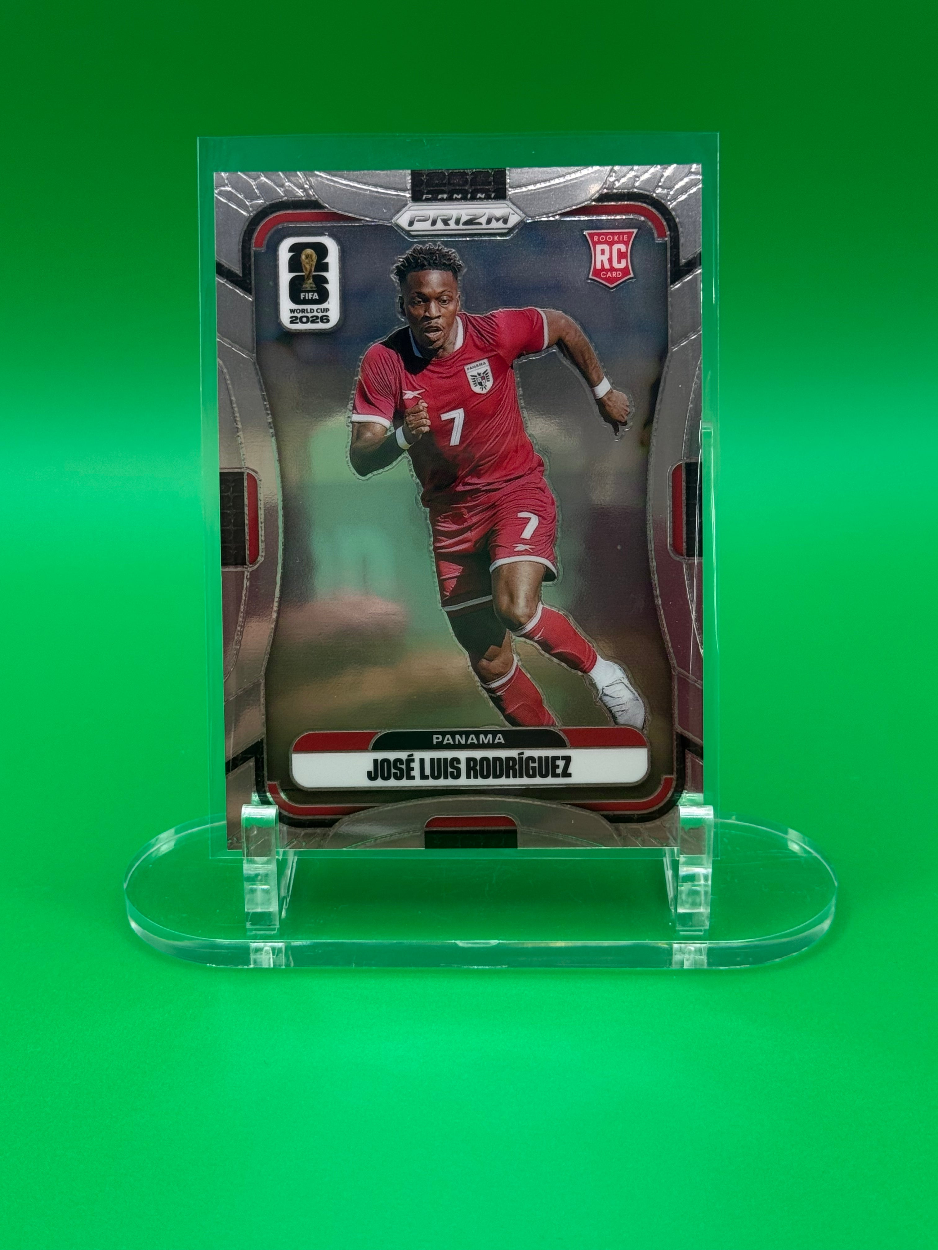 2025-26 Panini Prizm FIFA World Cup José Luis Rodríguez Rookie Card RC Panama