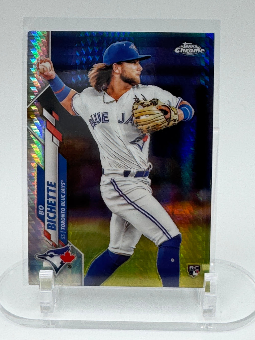 2020 Bo Bichette Topps Chrome Rookie Card Refractor Toronto Blue Jays RC