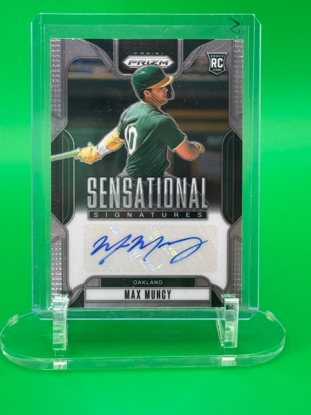 2025 Panini Prizm Sensational Signatures MAX MUNCY RC Auto Oakland Athletics Rookie