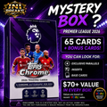 2026 Topps Chrome Premier League Soccer Card Assorted Box | 65 Cards + Bonus Cards | $70+ Value