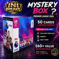 2026 Premier League Soccer Card Collector Mystery Box | 50 Cards + Bonus Cards | $60+ Value