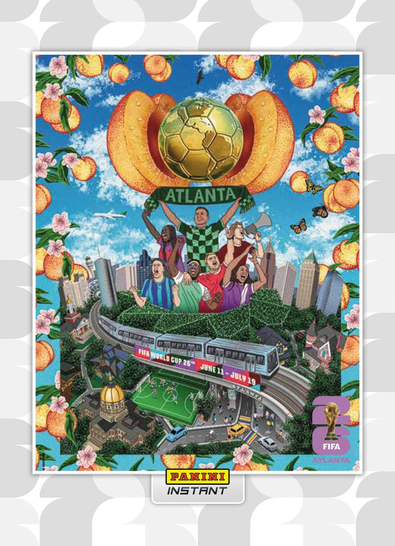 16 Base Card Panini Instant FIFA World Cup 2026 Host City Poster Card-Presale