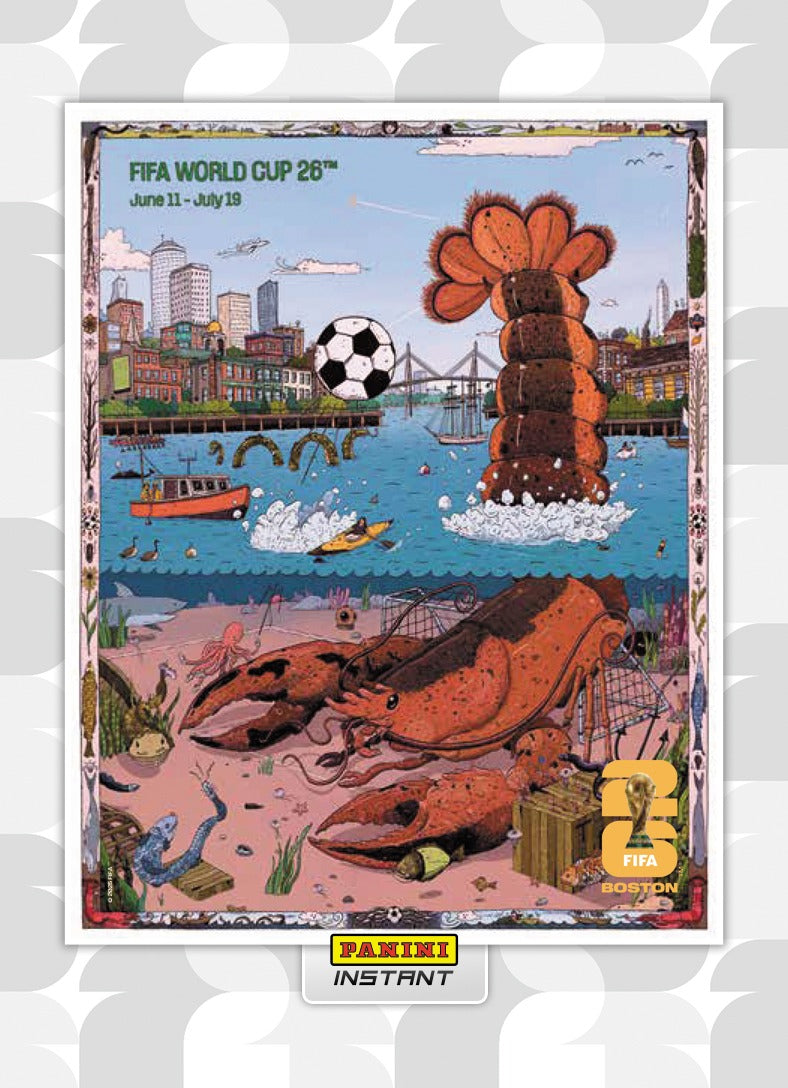 16 Base Card Panini Instant FIFA World Cup 2026 Host City Poster Card-Presale