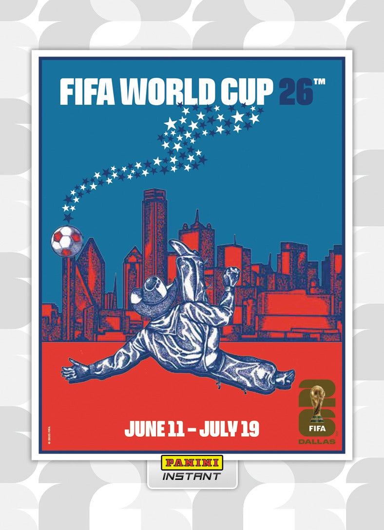 16 Base Card Panini Instant FIFA World Cup 2026 Host City Poster Card-Presale