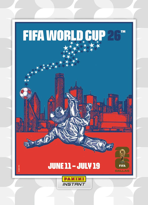16 Base Card Panini Instant FIFA World Cup 2026 Host City Poster Card-Presale