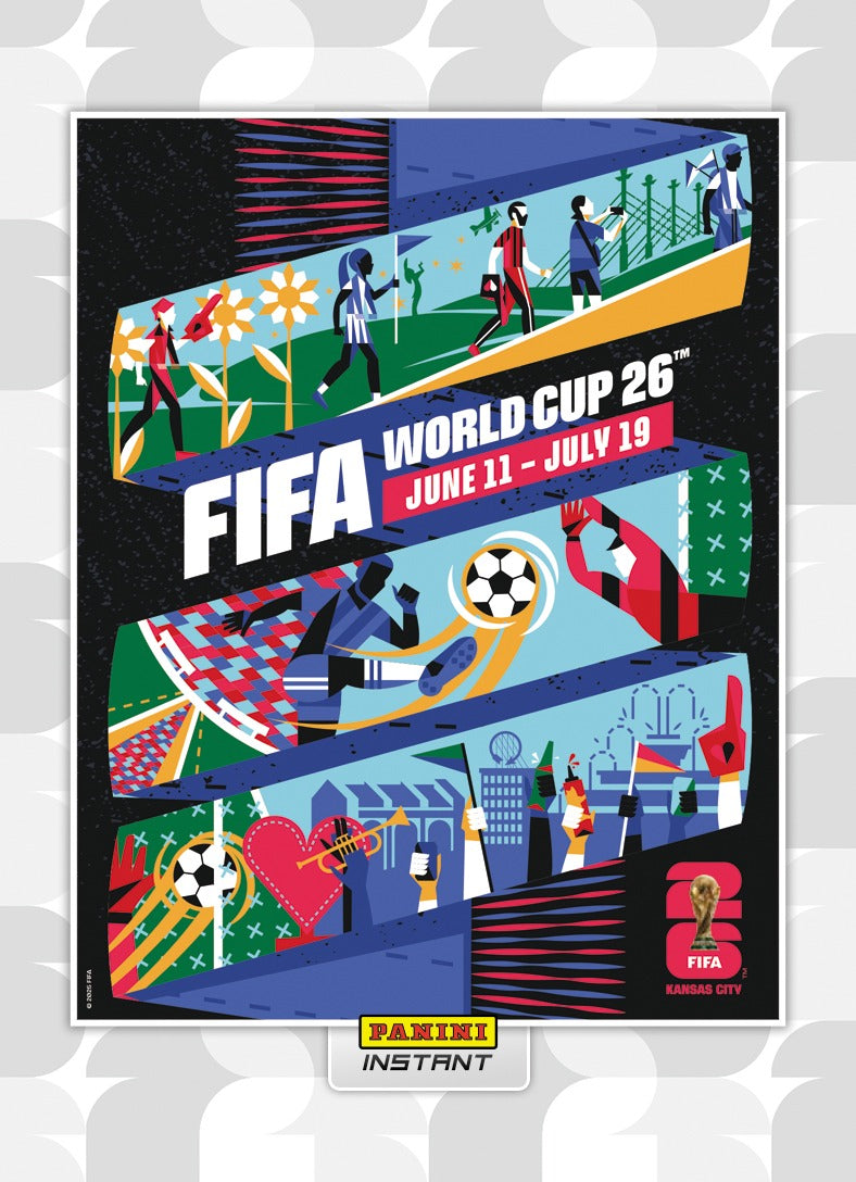 16 Base Card Panini Instant FIFA World Cup 2026 Host City Poster Card-Presale