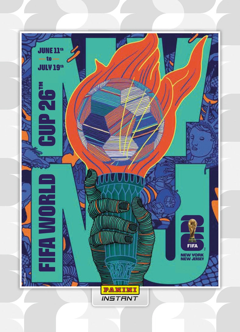 16 Base Card Panini Instant FIFA World Cup 2026 Host City Poster Card-Presale