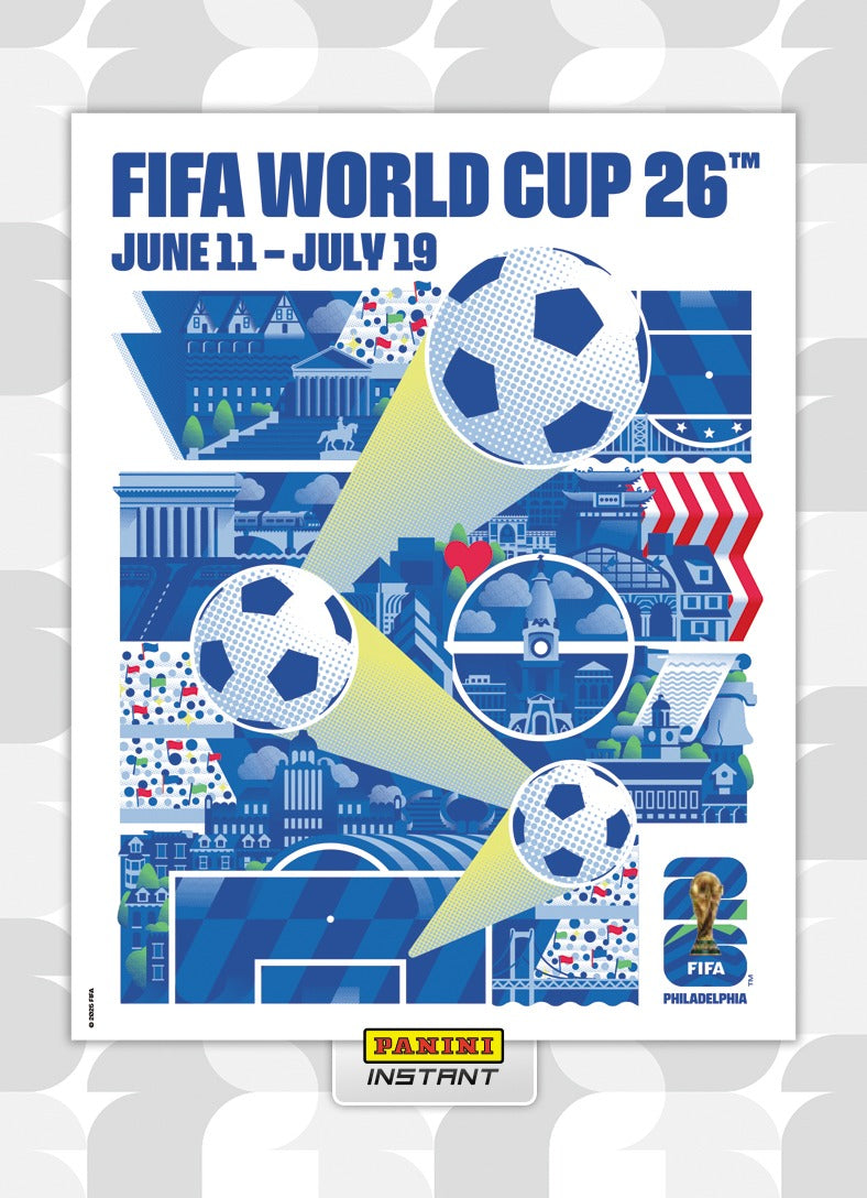 16 Base Card Panini Instant FIFA World Cup 2026 Host City Poster Card-Presale