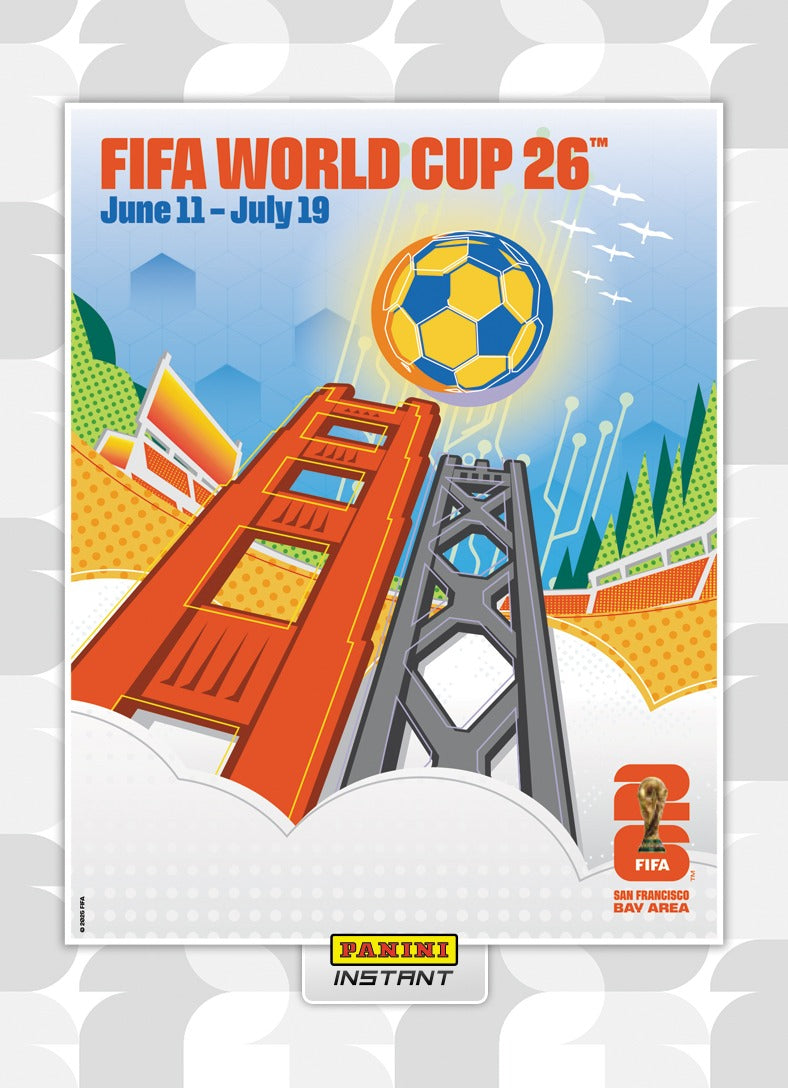 16 Base Card Panini Instant FIFA World Cup 2026 Host City Poster Card-Presale