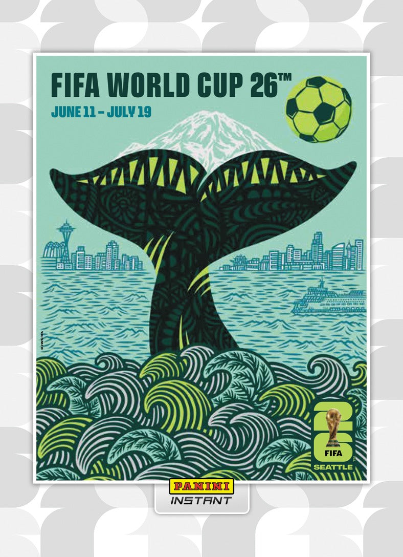 16 Base Card Panini Instant FIFA World Cup 2026 Host City Poster Card-Presale