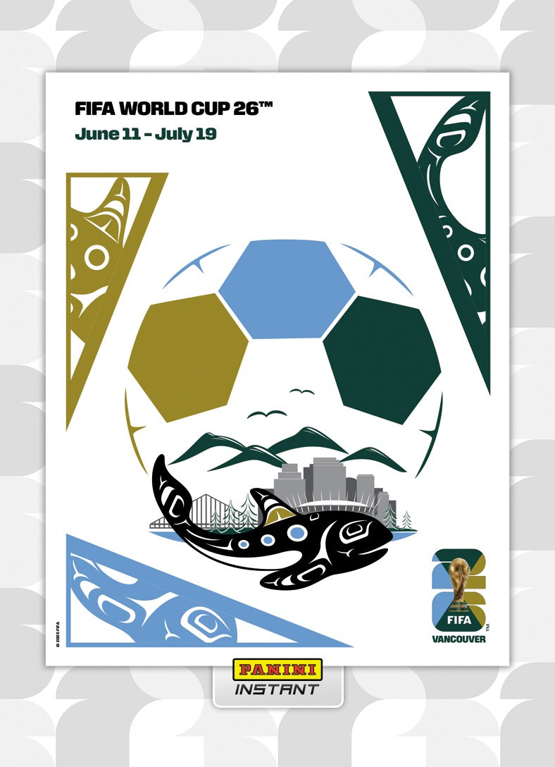 16 Base Card Panini Instant FIFA World Cup 2026 Host City Poster Card-Presale