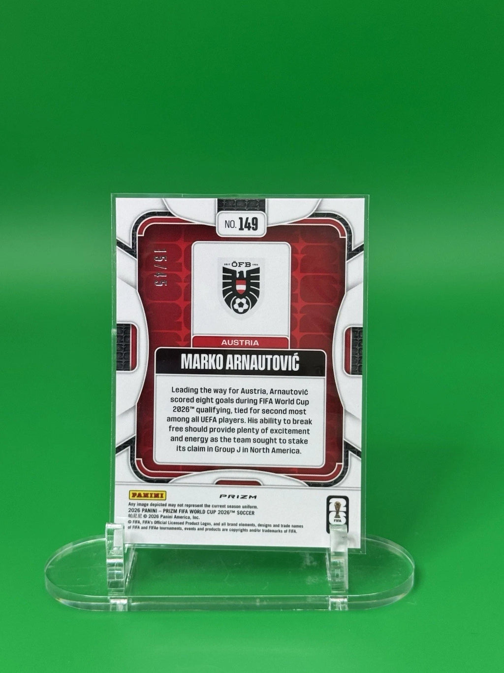 Marko Arnautovic card back