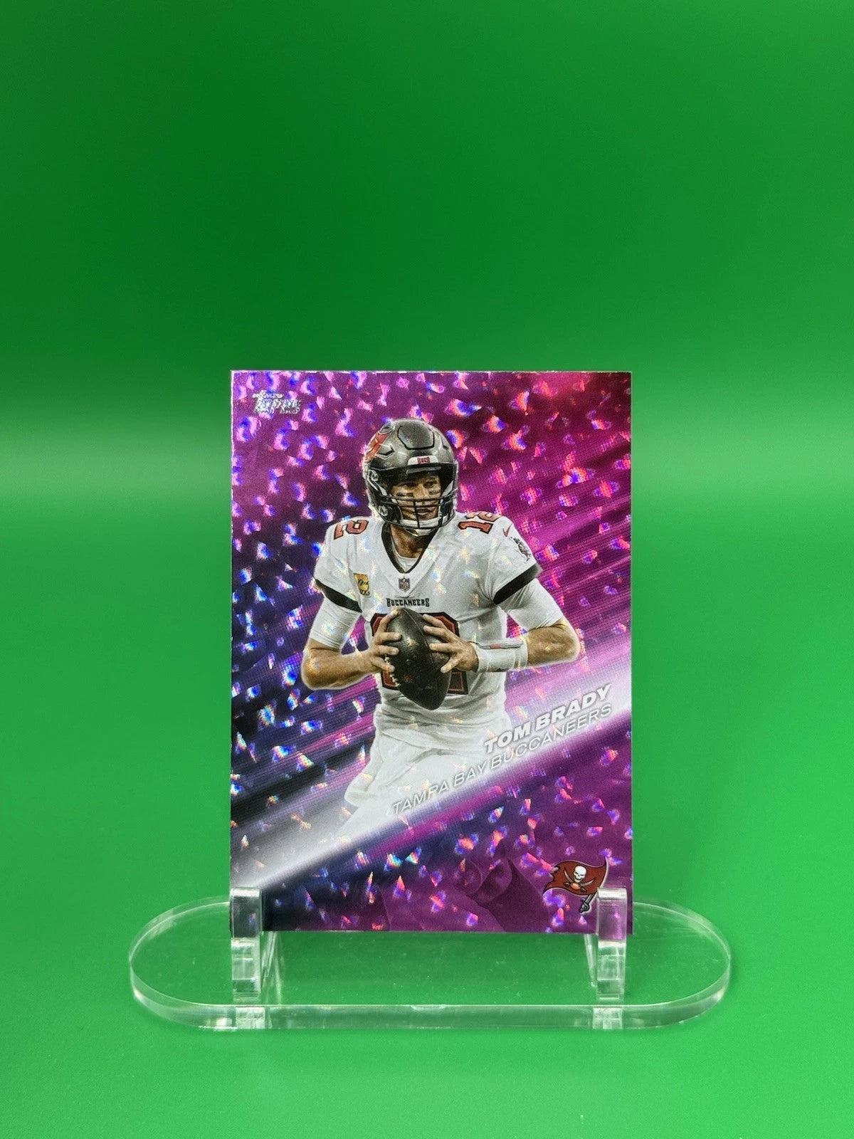 Tom Brady Greats of the Game Pink Crackle