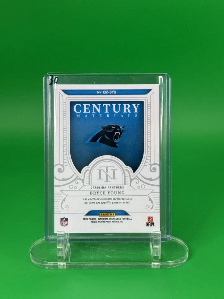 Bryce Young Century Materials 42/99 back