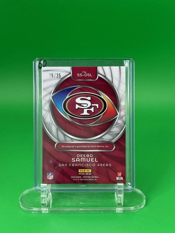 Deebo Samuel Spectral Auto Tie-Dye /35 back