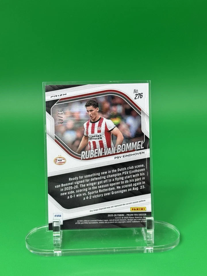 2026 Panini Prizm Fifa Choice PSV Ruben Van Bommel Year of the Snake 31/48 SP back