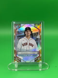 2021 Bowman Chrome Marcelo Mayer Draft Night Gold Foil 49/50 Red Sox SS BDN-6 front
