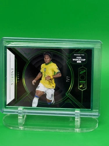 2025-26 Panini Noir Endrick Emerald 2/2 Brazil Real Madrid FOTL